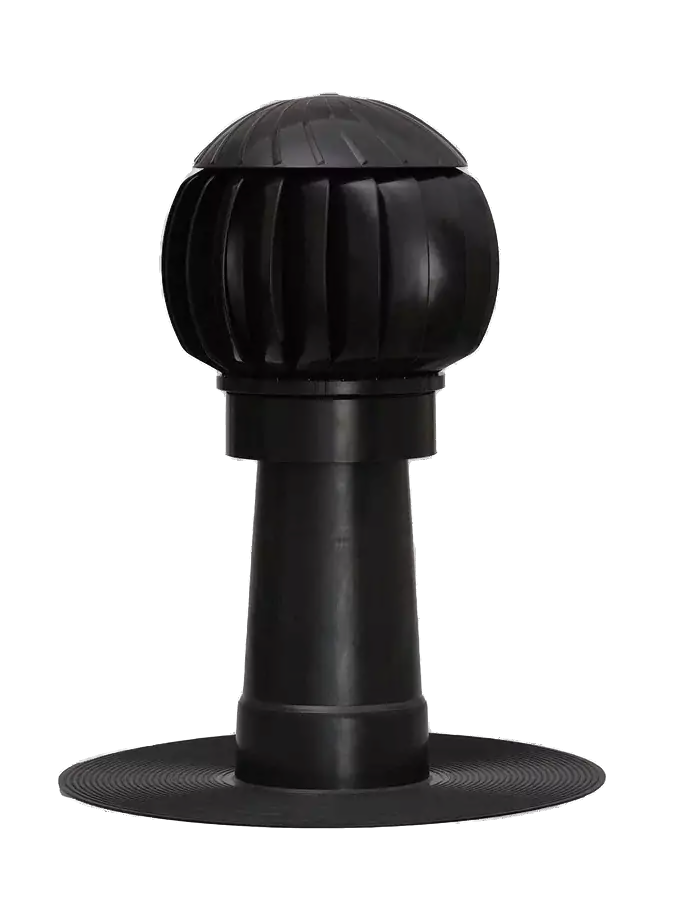 aerator-gervent-dlya-ploskikh-krovel-160mm-chernyy-714984