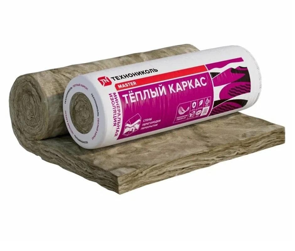 Маты теплозвукоизоляционные ТЕХНОНИКОЛЬ 37 RN Тёплый каркас(2) 4100-1220-50, 10,004м2/0,50020м3