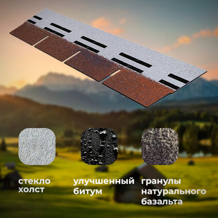 Фасадная плитка ТЕХНОНИКОЛЬ Hauberk Баварский кирпич (2м2/уп)